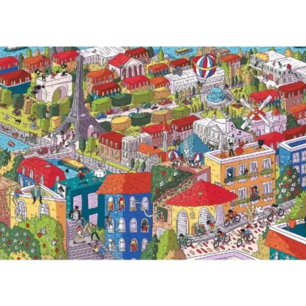Sneaky Peekers: Paris UFT 1000 kom slagalica - Trefl slika 2