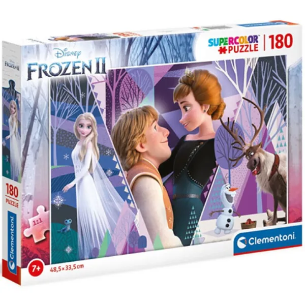Snježno kraljevstvo 2 Ljubav Supercolor puzzle 180kom - Clementoni slika 1