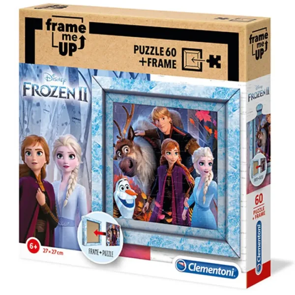 Snježno kraljevstvo 2 puzzle s okvirom 60 kom - Clementoni slika 2