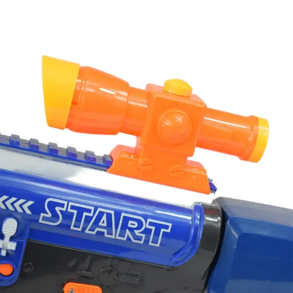 Soft Bullet Gun: Električna spužvasta puška sa spremnikom i patronama u dvije verzije 60cm slika 5