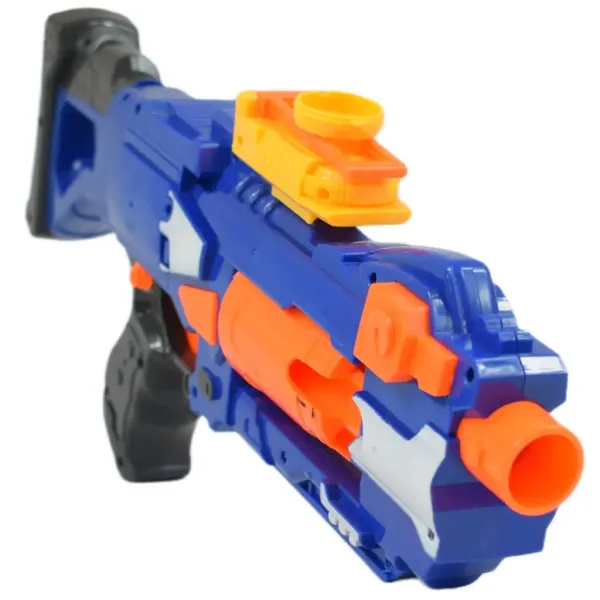 Soft Bullet Gun: Ručna puška s rotirajućim spremnikom za pucanje spužvom s patronama 44 cm slika 3