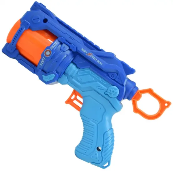 Soft Bullet: Reflex 4 ručna puška za gađanje spužvom s okretnim spremnikom i metom od 22 cm slika 2