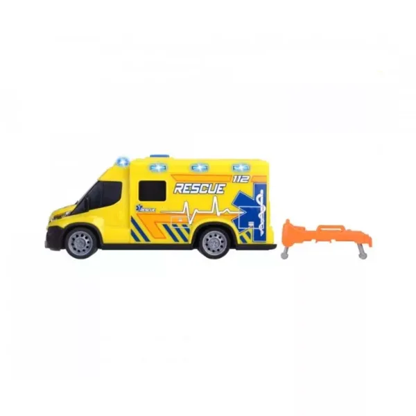 SOS Iveco hitna pomoć s zvukom i svjetlom 18cm - Dickie Toys slika 3