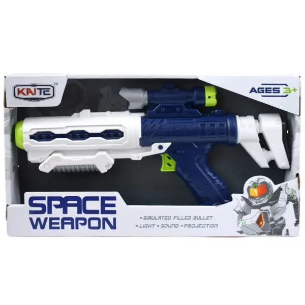 Space Weapon: Projektor oružje sa svjetlom i zvukom 34cm slika 6