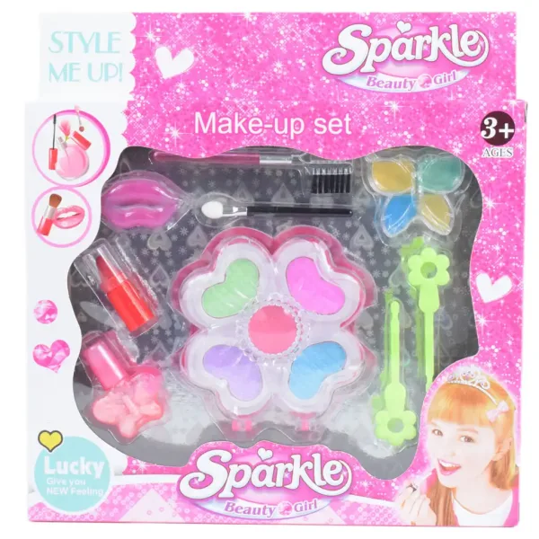 Sparkle Beauty Girl: Set šminke sa sjajilima za usne i paletom šminke slika 5