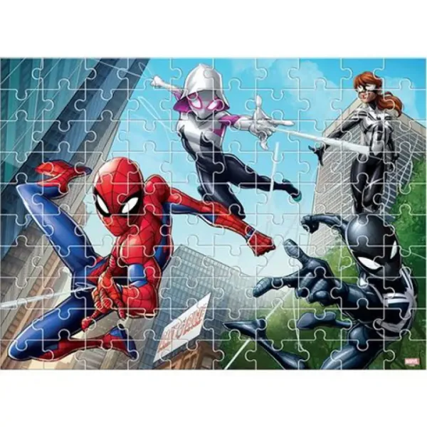 Spider-Man 2 u 1 puzzle i bojanka - 100kom slika 2