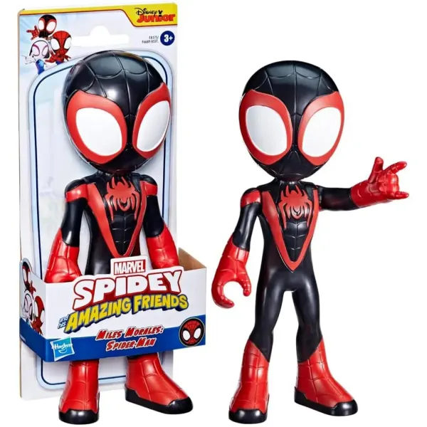 Spider-Man: Spidey i njegovi super prijatelji Supersized figura Milesa Moralesa - Hasbro slika 1