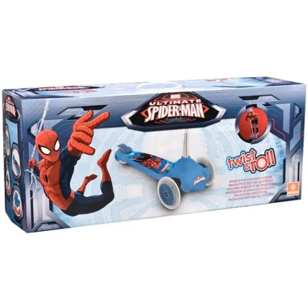 Spider-Man prednji dvostruki kotač mali romobil slika 2