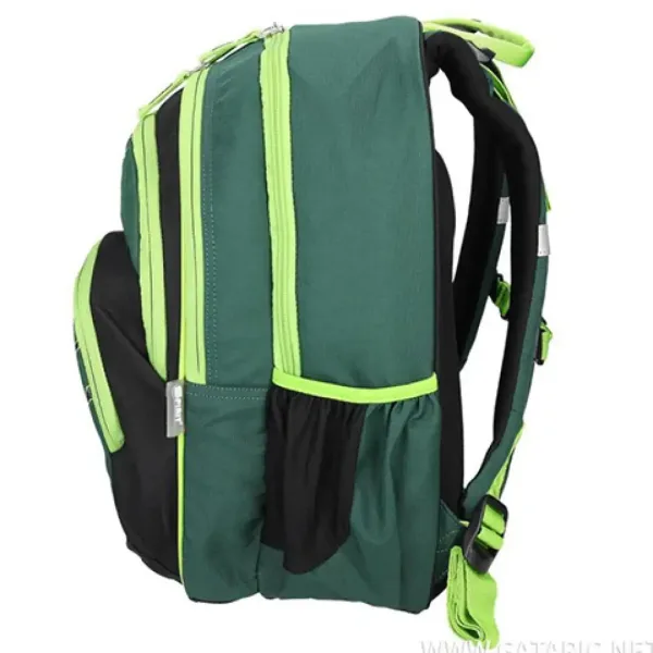 Spirit: Crna pantera zelena ergonomska školska torba slika 2