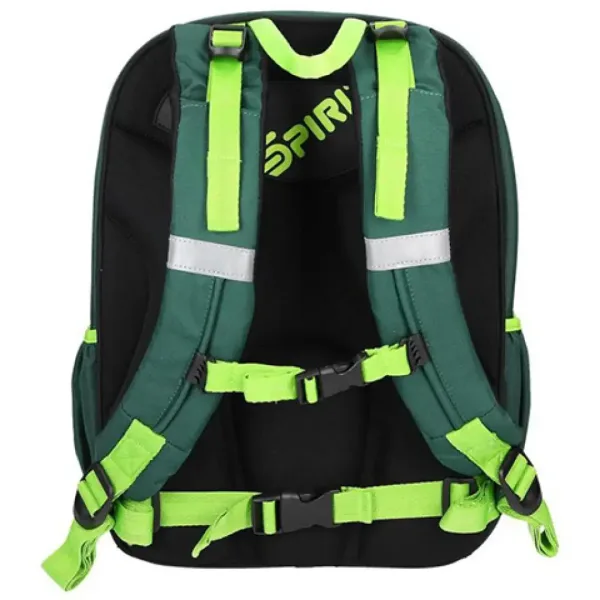 Spirit: Crna pantera zelena ergonomska školska torba slika 3