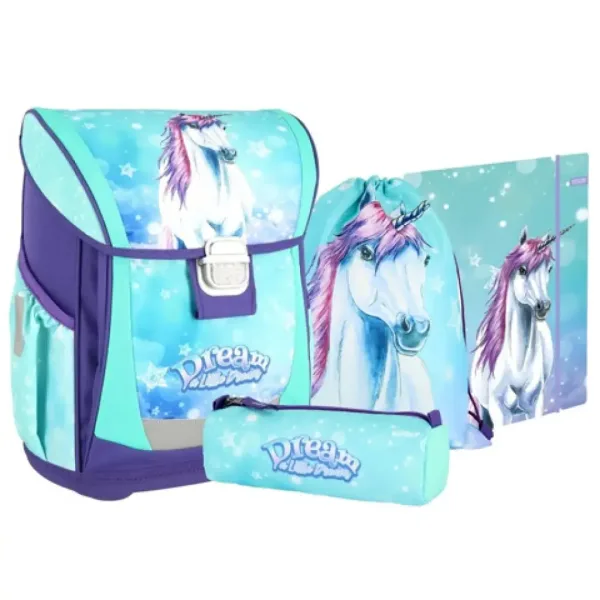 Spirit: Ergonomska školska torba Cool Little Dream unicorn, set ruksaka od 4 komada slika 1