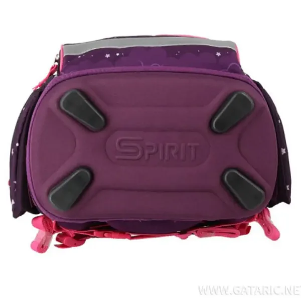 Spirit: Pegaz ljubičasta školska torba sa dodacima i LED svijetlom 5kom slika 4