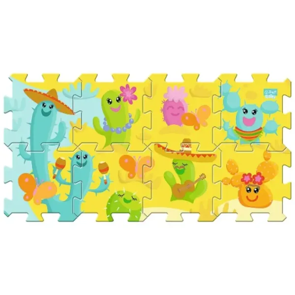 Spužvaste puzzle uzorak kaktusa - Terfl slika 3