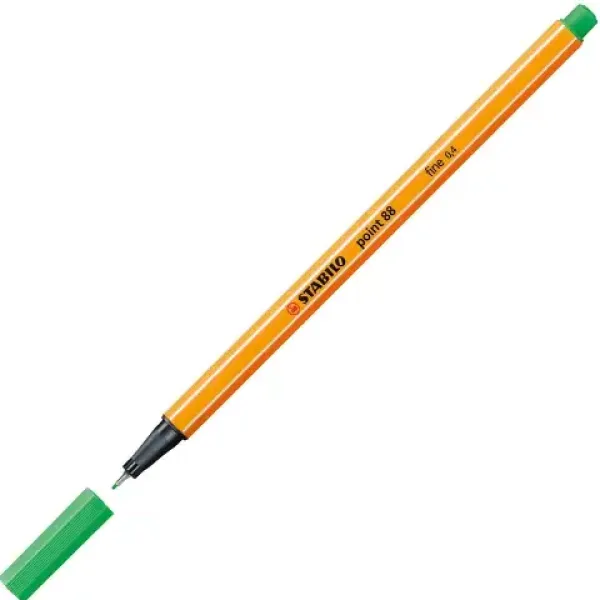 Stabilo: Point 88 smaragdno zelena kemijska 0,4mm slika 2