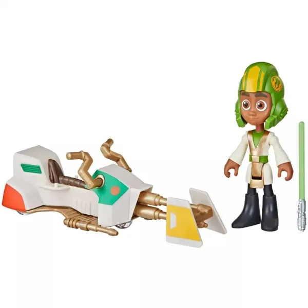 Star Wars: Avanture mladih Jedija - Set figura Kai Brightstar s kočijom 7,5 cm - Hasbro slika 3