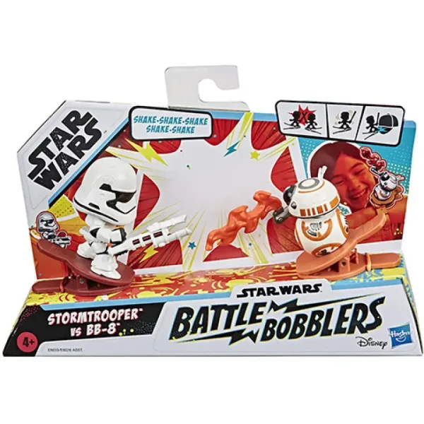 Star Wars Battle Bobblers BB-8 vs Stormtrooper štipaljka figura - Hasbro slika 1