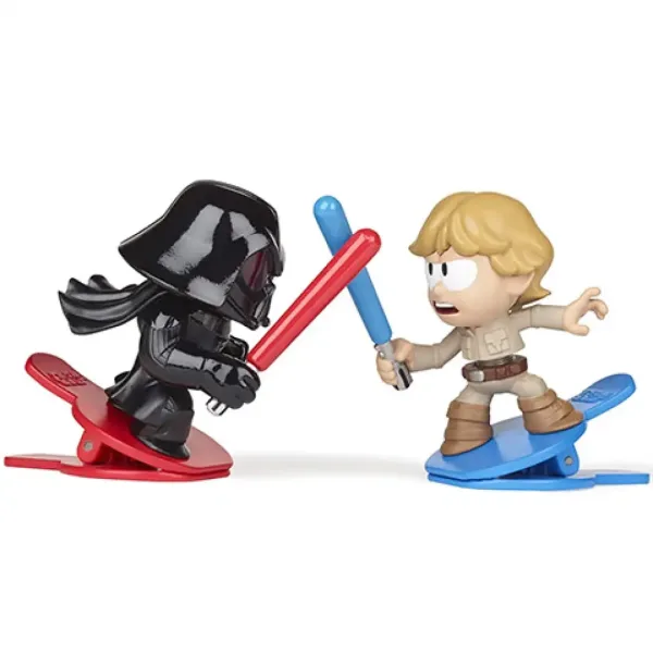 Star Wars Battle Bobblers Vader vs Luke figura koja se može prikačiti - Hasbro slika 2