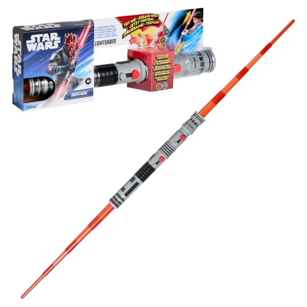 Star Wars Dvostrani Svjetlosni Mač: Darth Maul rasklopivi elektronički svjetlosni mač - Hasbro slika 2