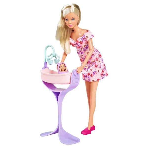 Steffi Love: Steffi trudna beba s kolijevkom i dodacima - Simba Toys slika 2