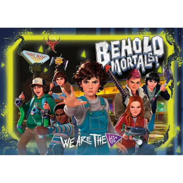 Stranger Things Borba protiv čudovišta 180 komada puzzle s naljepnicom – Clementoni slika 2