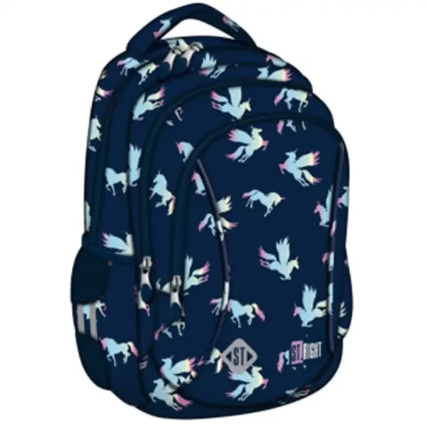 St.Right Holo Unicorns BP26 Školska torba 15" slika 1