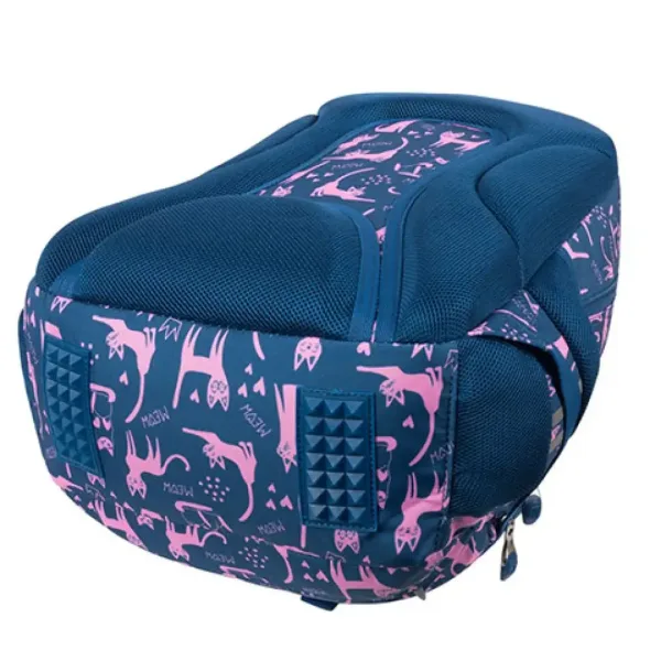 St.Right Lazy Cats školska torba s tri odjeljka, ruksak 39x27x17cm slika 4