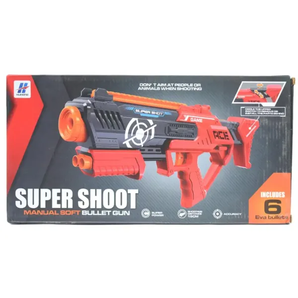 Super Shoot oružje sa spužvastim mecima slika 5