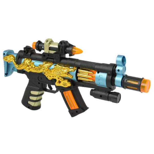 Super Weapons: Mitraljez sa uzorkom zmaja, svjetlo i zvuk 33cm slika 3