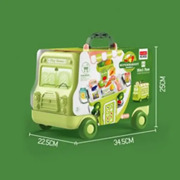Supermarket set igračaka u kolica 37kom slika 2
