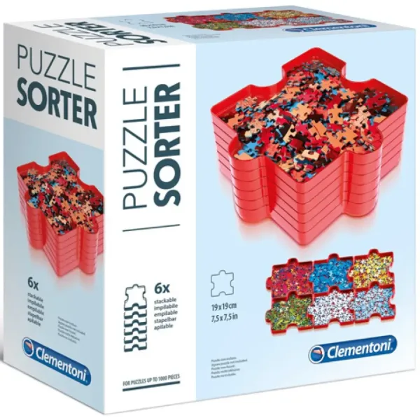 Tacne za sortiranje puzzle dijelova 6kom - Clementoni slika 1