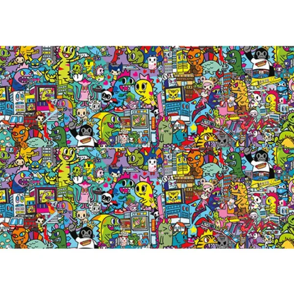 Tokidoki panoramska slagalica od 1000 dijelova - Clementoni slika 2