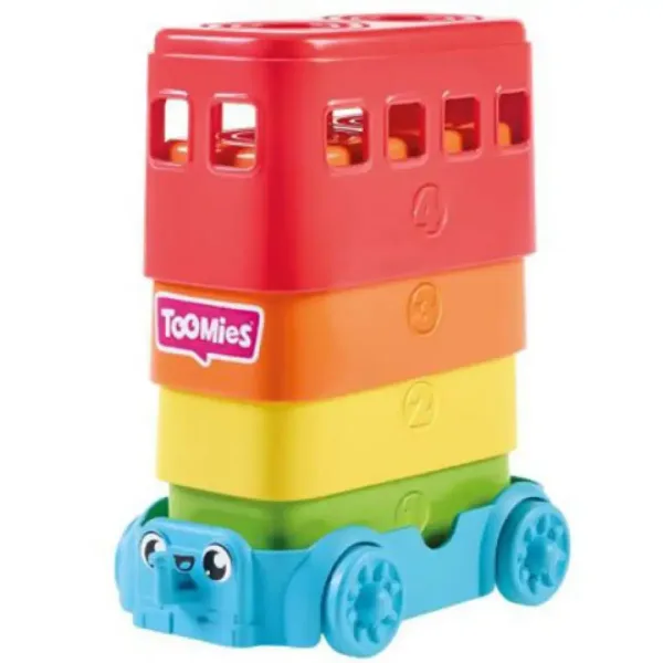 Tomy: Toomies - Komplet igračaka sa autobusom na dva kata sa jajima slika 2
