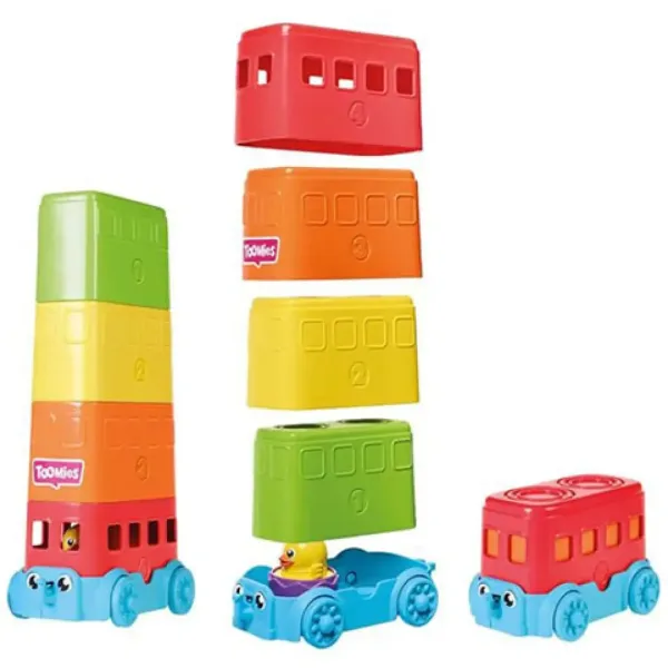 Tomy: Toomies - Komplet igračaka sa autobusom na dva kata sa jajima slika 3