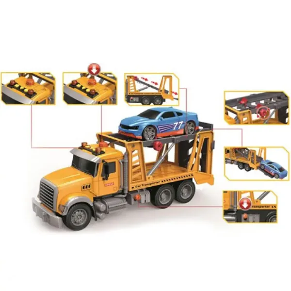 Toystar Kamion za prijevoz automobila sa svjetlom i zvukom 36cm slika 2