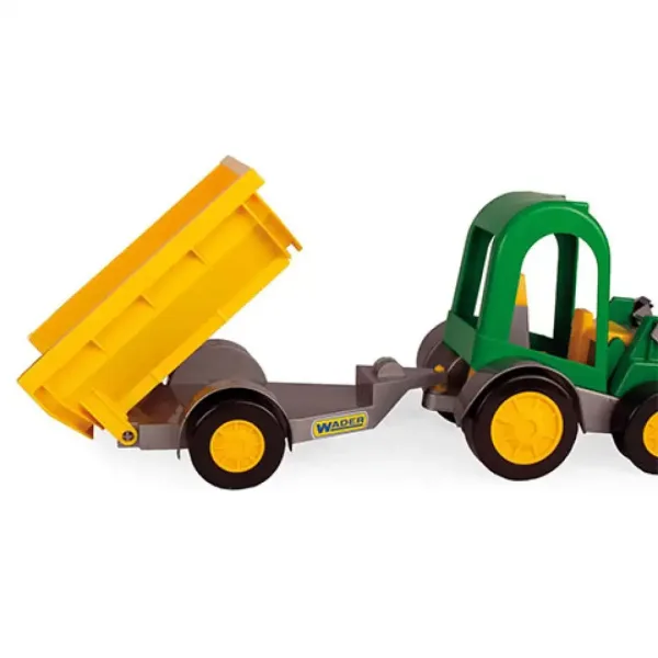Traktor s prednjim utovarivačem i prikolicom 38cm - Wader slika 3