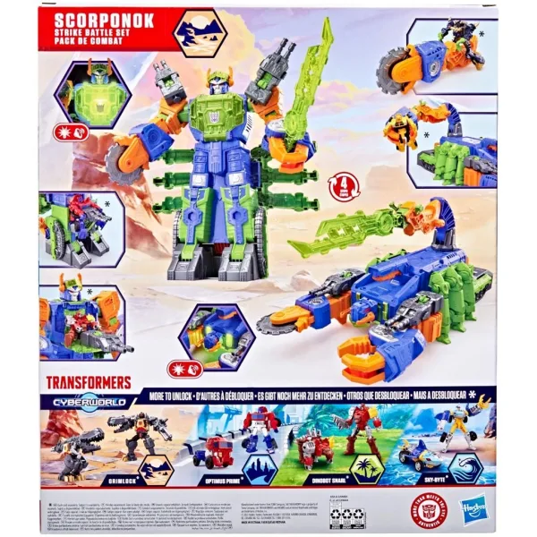 Transformers CYBERWORLD: Scorponok napadna bitka igračka set - Hasbro slika 4