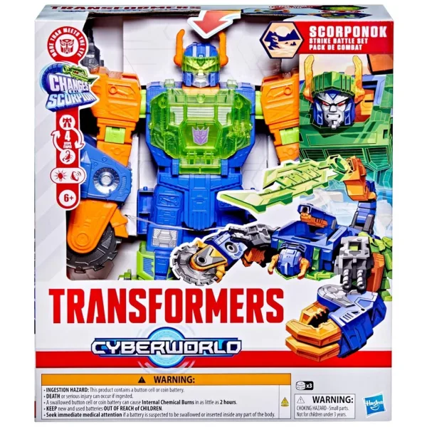Transformers CYBERWORLD: Scorponok napadna bitka igračka set - Hasbro slika 1