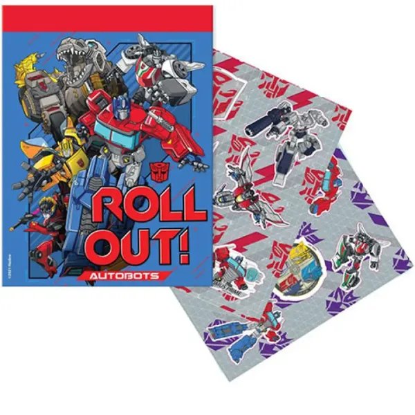 Transformers set za bojanje 54x27 cm slika 3