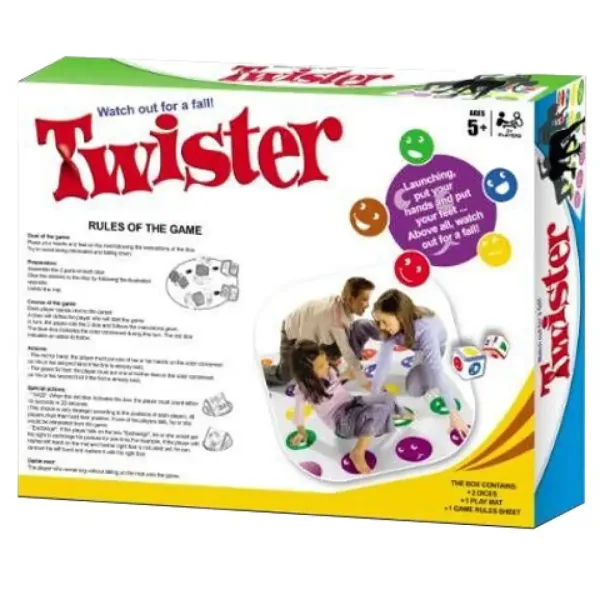 Twister igra spretnosti s kockom slika 2