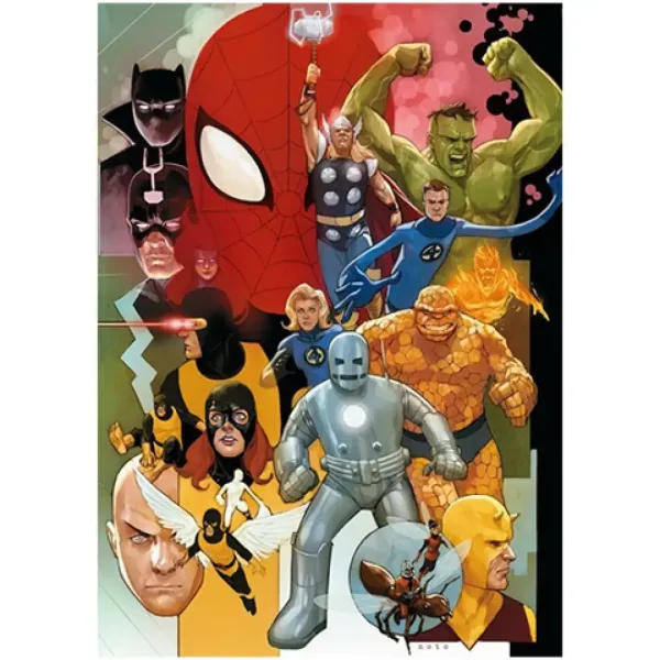 Visokokvalitetna kolekcija: Marvel superjunaci 80-ih godina 1000-dijelni premium HQC puzzle 69x50cm - Clementoni slika 2