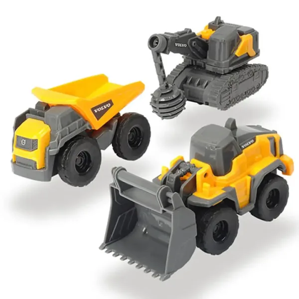 Volvo strojevi set od 3kom - dvije vrste - Dickie Toys slika 3