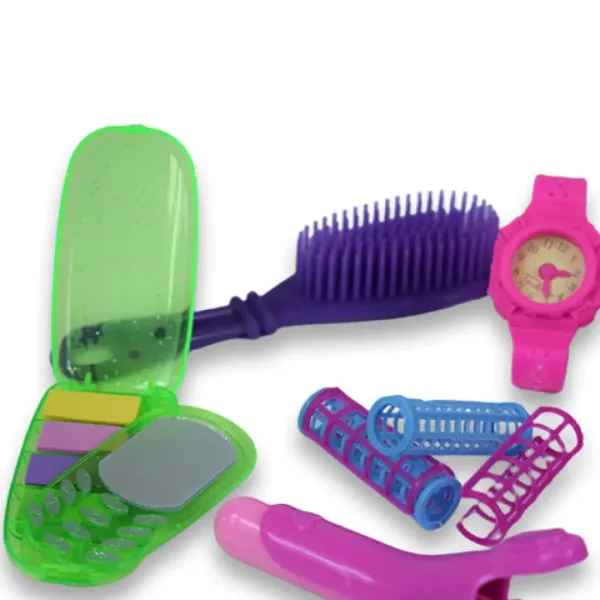 Vouge Girl: 11-dijelni kozmetički set sa kopčama za kosu, sušilom za kosu i telefonom slika 4