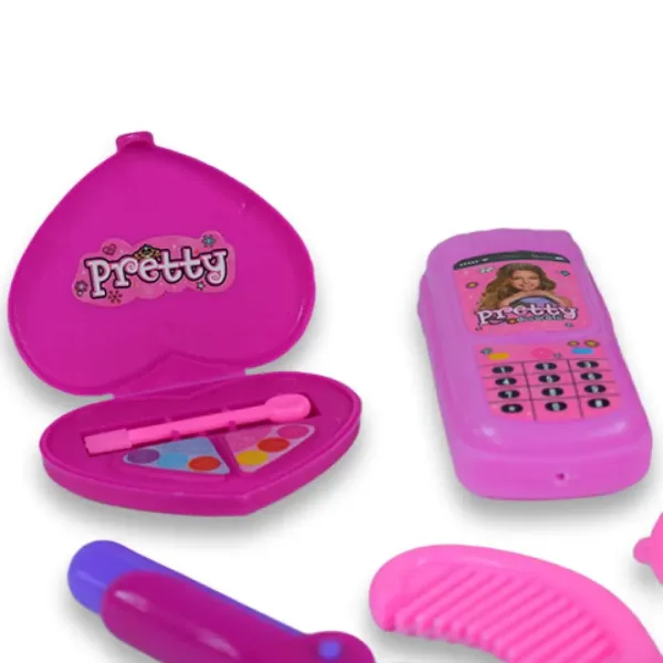 Vouge Girl: Kozmetički set od 10 dijelova s ​​cipelama, telefonom i frizerskim priborom slika 4
