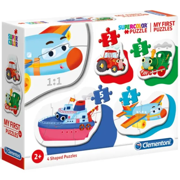 Vozila Supercolor 4u1 puzzle - Clementoni slika 1