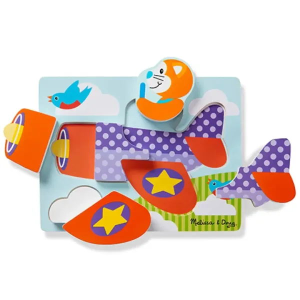 Vozila velike drvene puzzle - Melissa & Doug slika 4