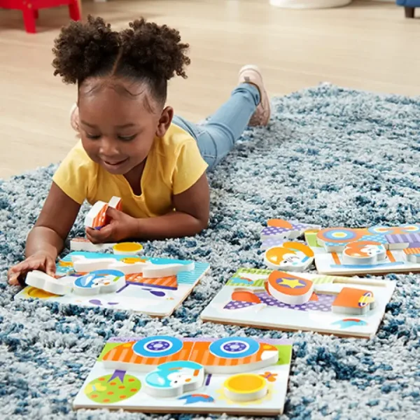 Vozila velike drvene puzzle - Melissa & Doug slika 5