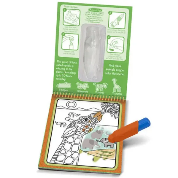 Safari crtanje vodom kreativna igra - Melissa & Doug slika 2