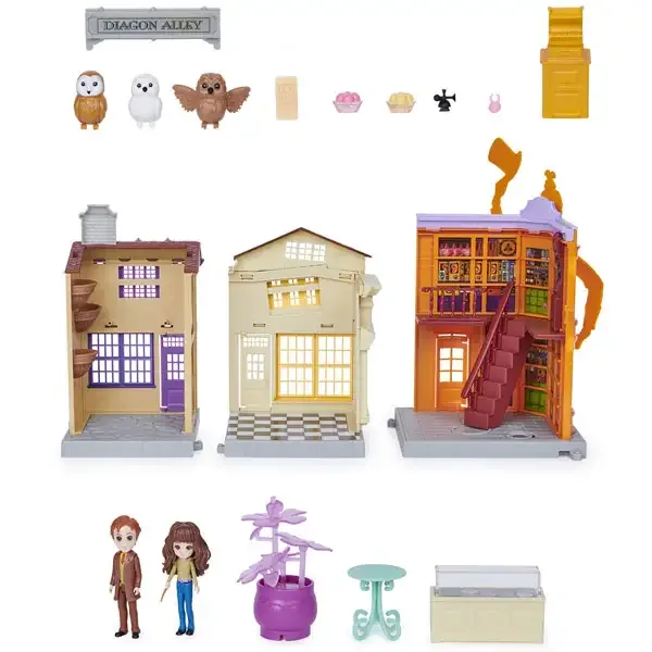 Wizarding World: Harry Potter Magical Minis Zakutna ulica set za igru - Spin Master slika 3