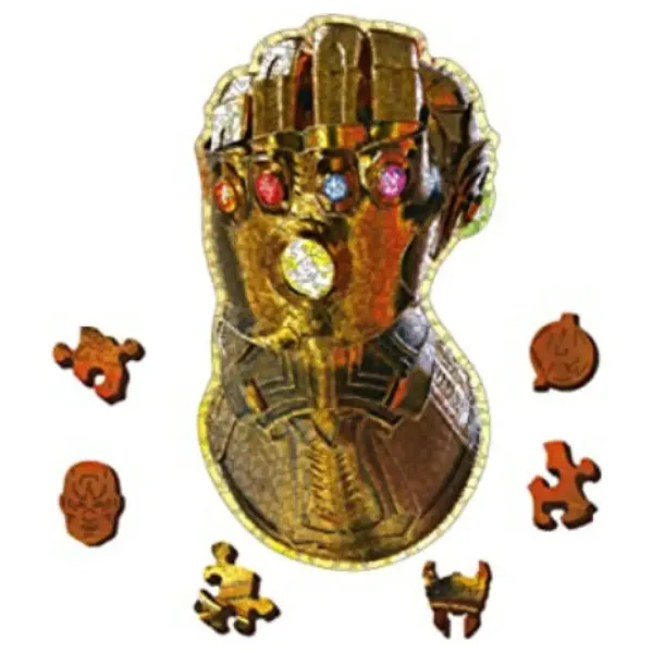 Wood Craft: Osvetnici Infinity Gauntlet 500+5kom vrhunska drvena slagalica - Trefl slika 2
