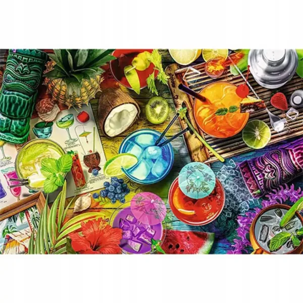 Wood Craft: Šareni kokteli drvene puzzle 500 + 1kom - Trefl slika 2